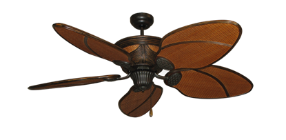 52" Moroccan Ceiling Fan in Oil Rubbed Bronze
