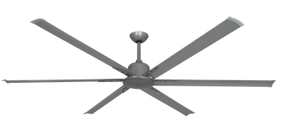 Titan II Brushed Nickel with 84" Aluminum Brushed Nickel Blades with Remote